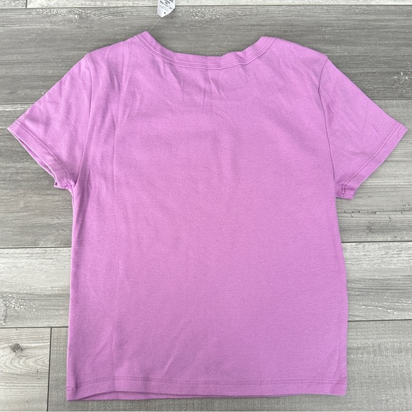 American Eagle T Shirt Cropped Green and Purple - Picture 6 of 10